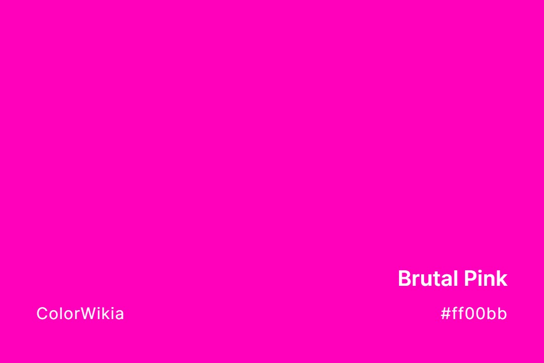 Brutal Pink Color – #ff00bb: Codes and Complete Breakdown