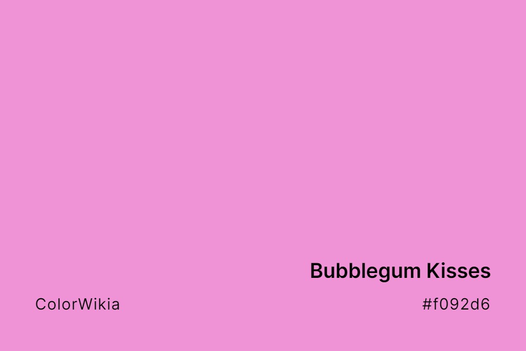 bubblegum kisses color f092d6