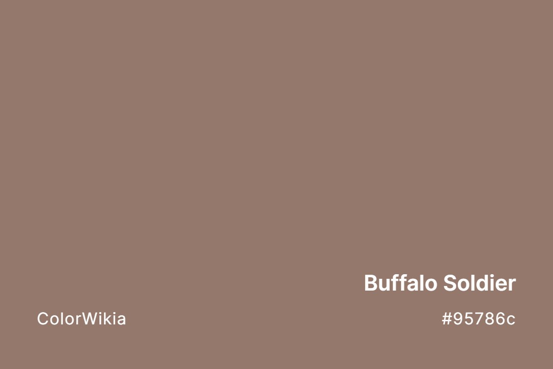 buffalo soldier color 95786c