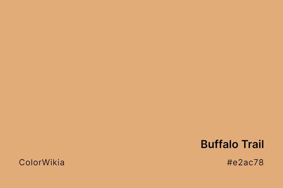 buffalo trail color e2ac78