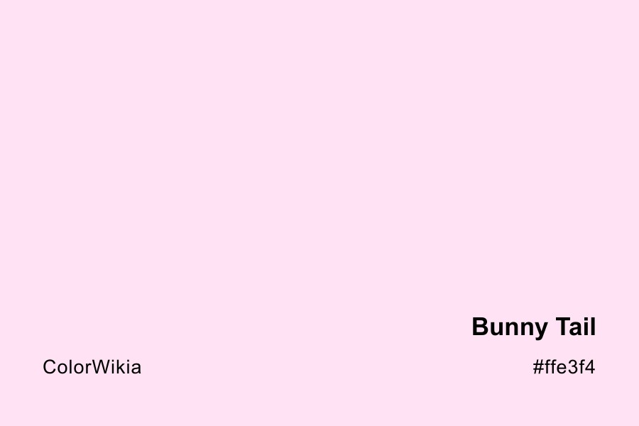 bunny tail color ffe3f4