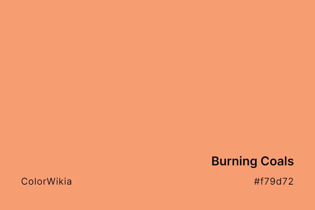 Burning Coals Color – #f79d72: Codes and Complete Breakdown