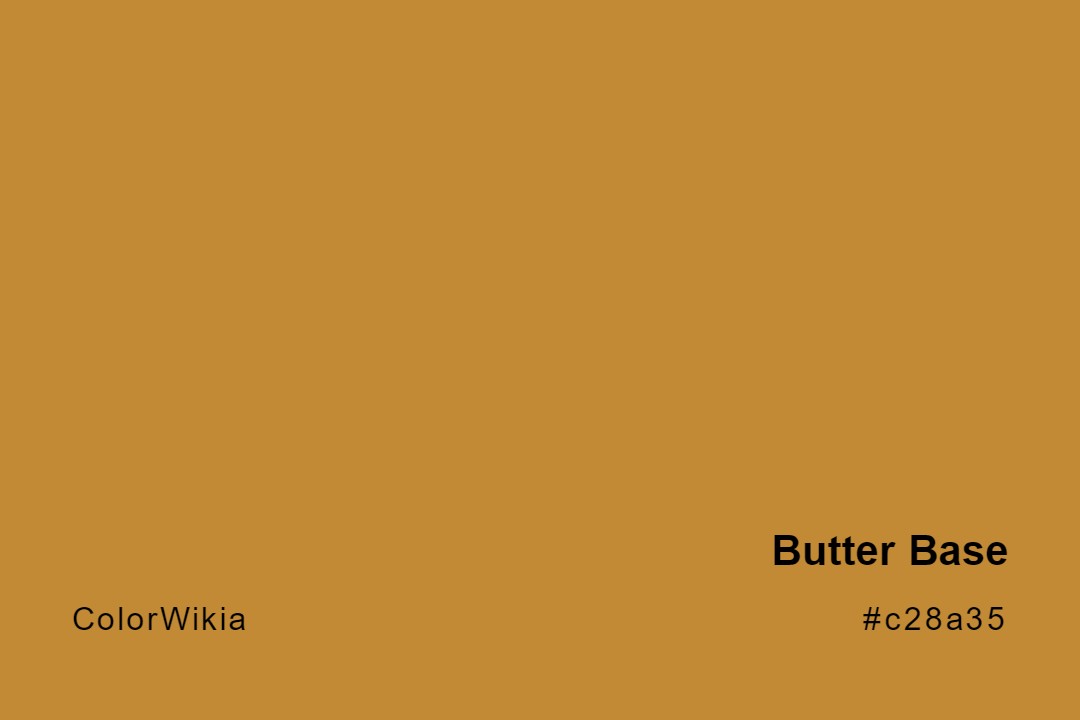 butter base color c28a35