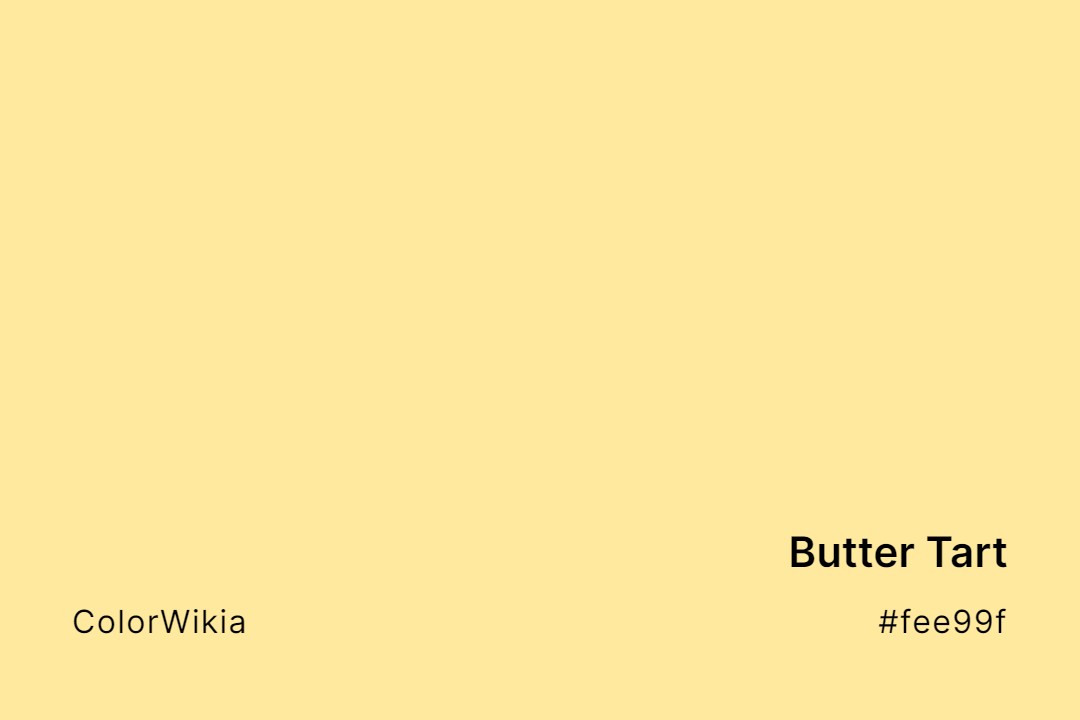 Butter Tart Color – #fee99f: Codes and Complete Breakdown