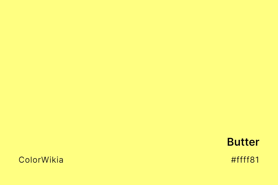 Butter Color – #ffff81: Codes and Complete Breakdown