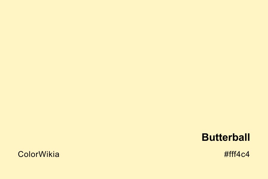Butterball Color – #fff4c4: Codes and Complete Breakdown