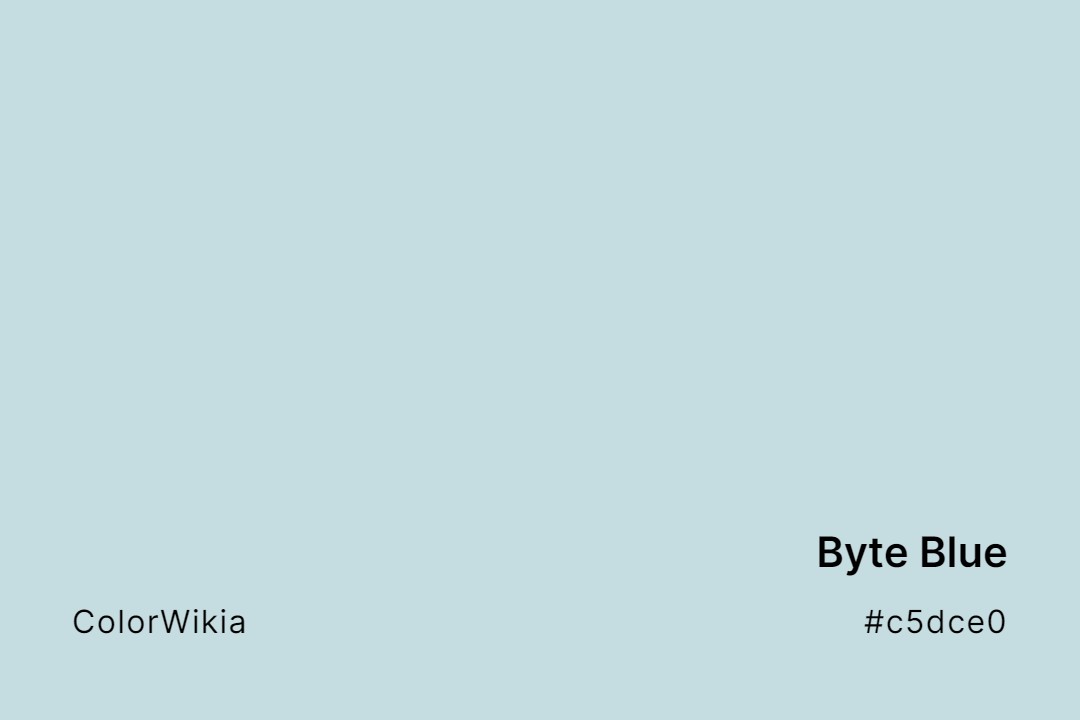 Byte Blue Color – #c5dce0: Codes and Complete Breakdown