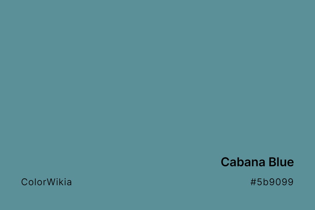cabana blue color 5b9099