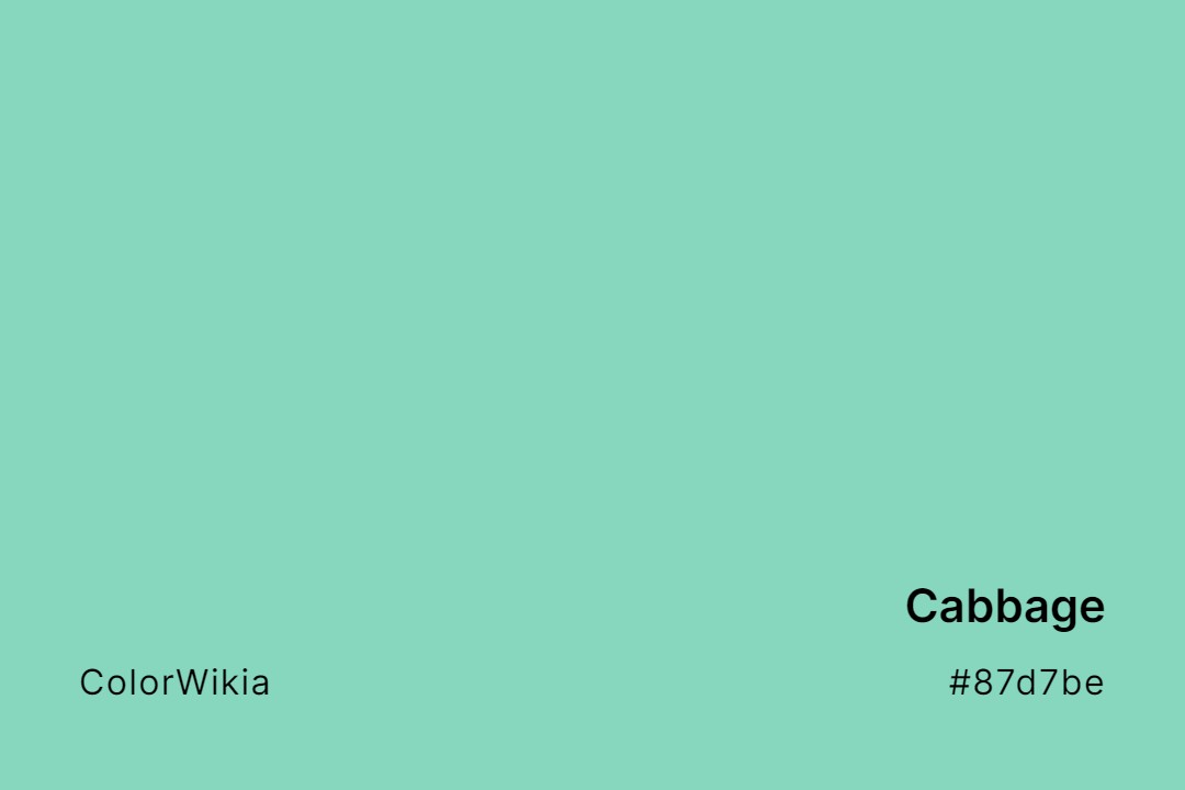 cabbage color 87d7be