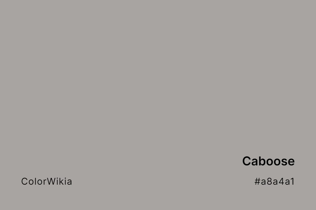 Caboose Color – #a8a4a1: Codes and Complete Breakdown