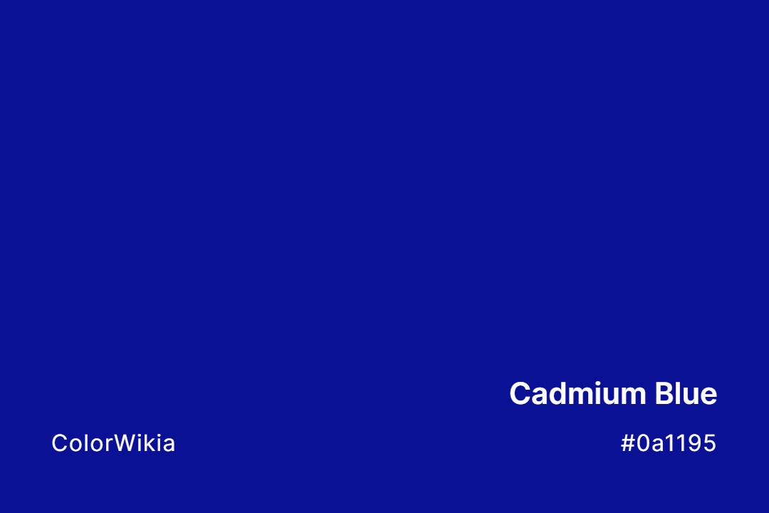 Cadmium Blue Color – #0a1195: Codes and Complete Breakdown