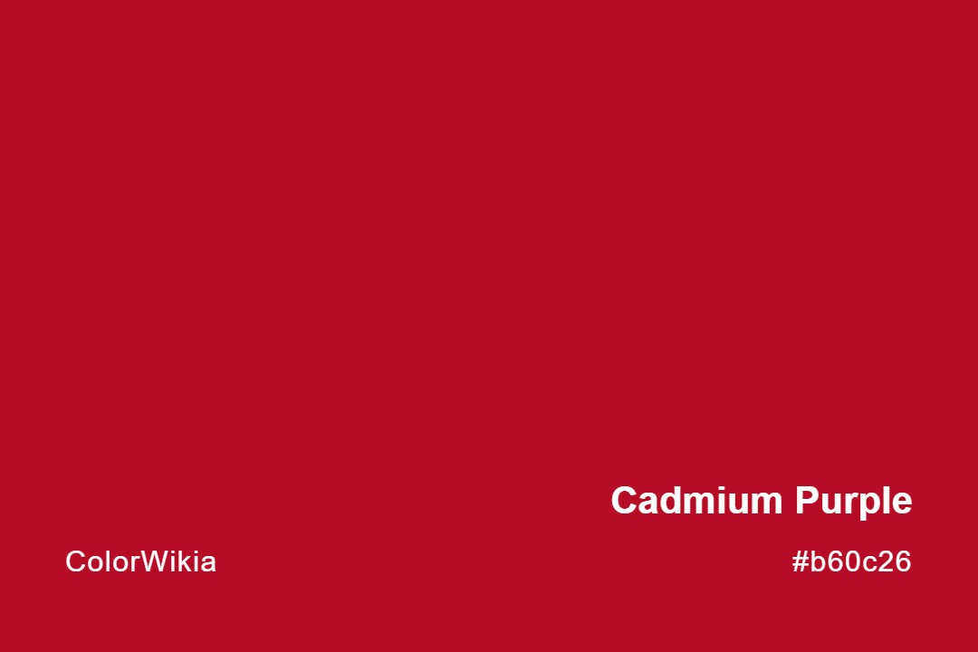 Cadmium Purple Color – #b60c26: Codes and Complete Breakdown