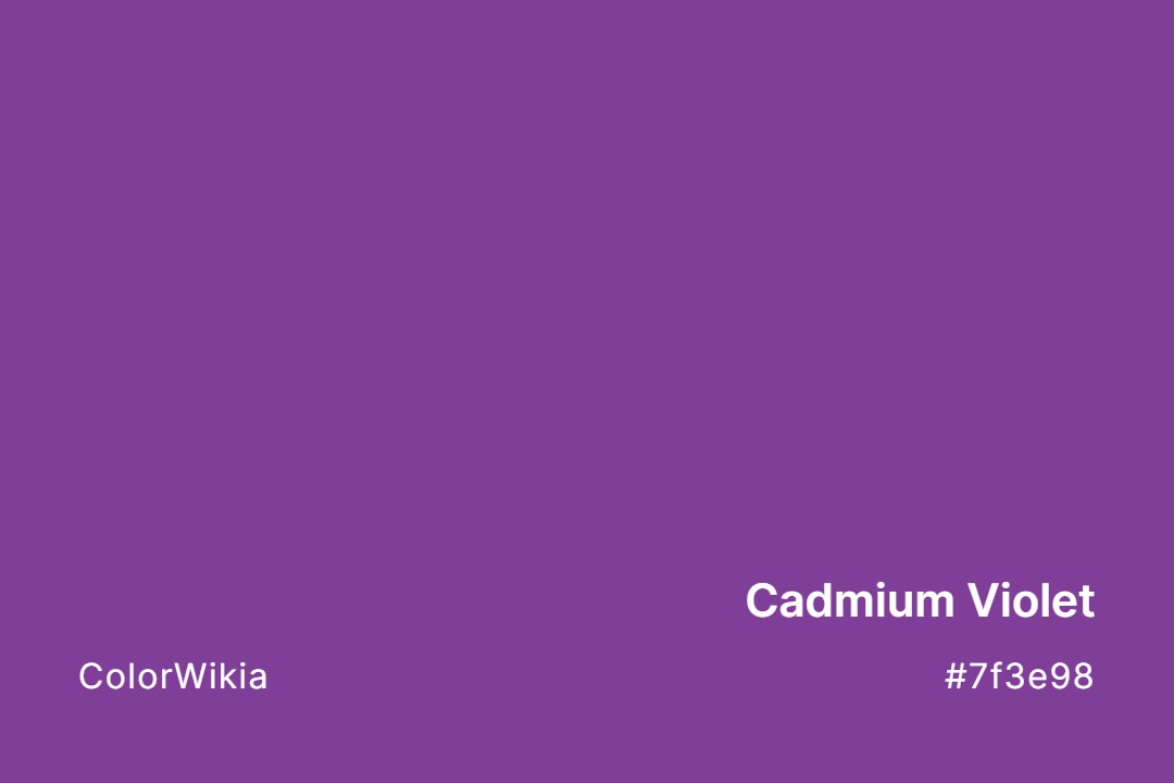 Cadmium Violet Color – #7f3e98: Codes and Complete Breakdown