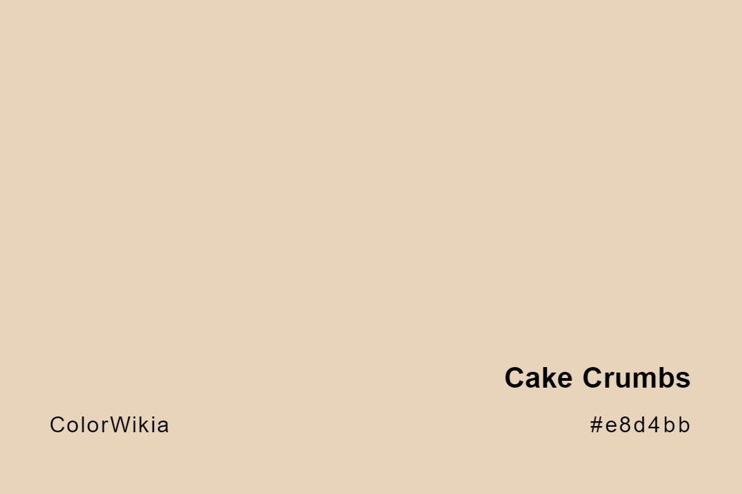 Cake Crumbs Color – #e8d4bb: Codes and Complete Breakdown