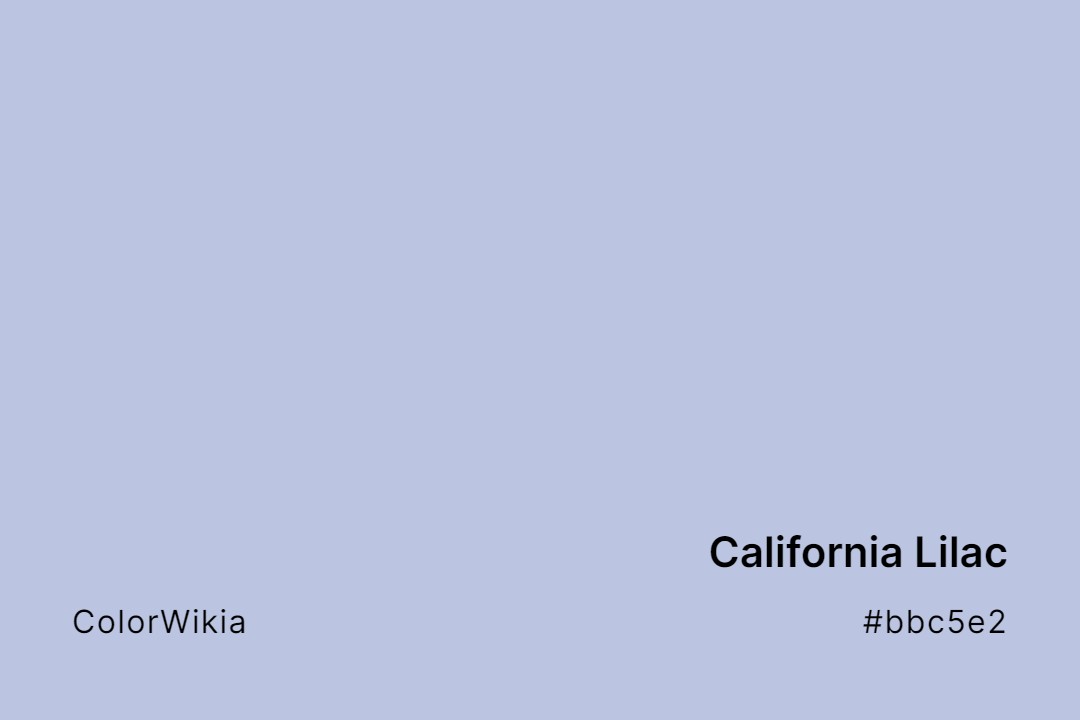 california lilac color bbc5e2