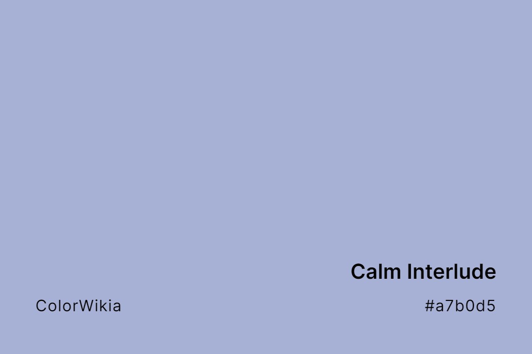 Calm Interlude Color – #a7b0d5: Codes and Complete Breakdown