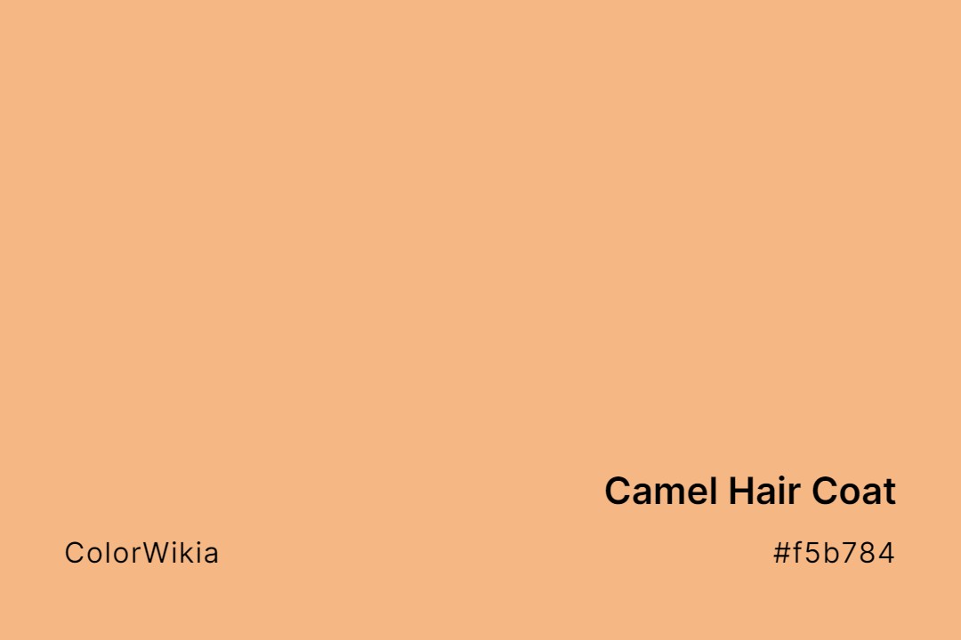 camel hair coat color f5b784