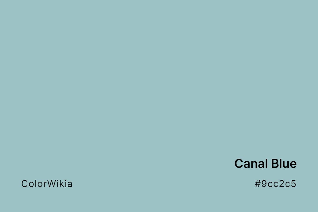 canal blue color 9cc2c5