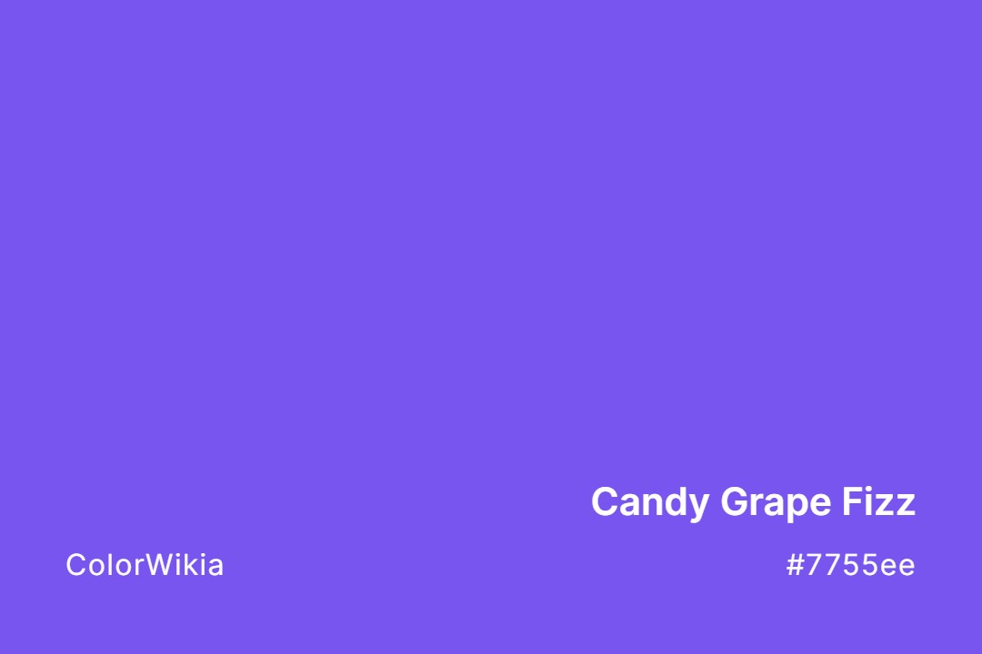 candy grape fizz color 7755ee
