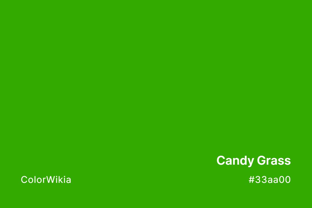 Candy Grass Color – #33aa00: Codes and Complete Breakdown