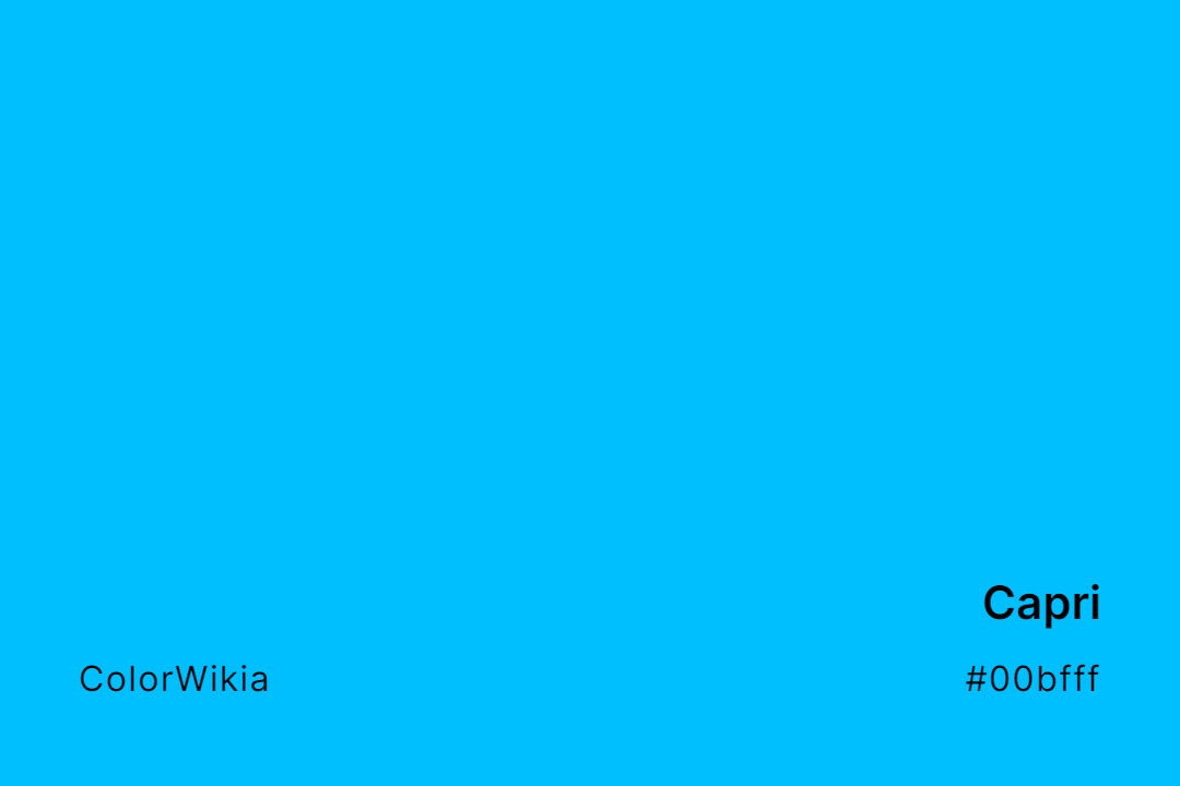 capri color 00bfff