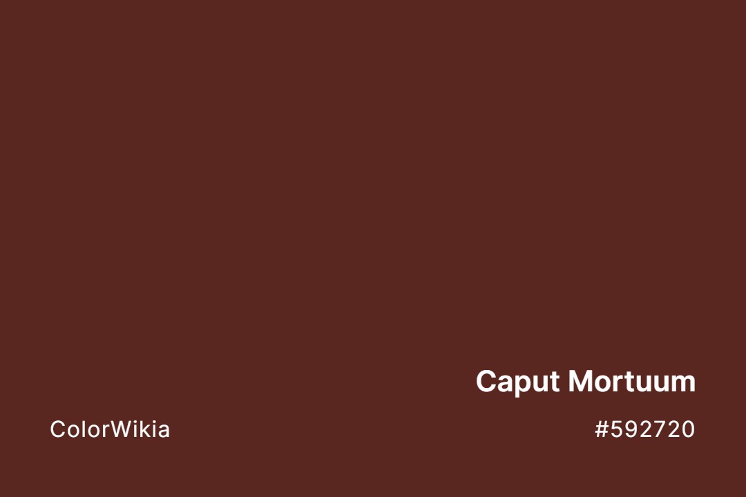 Caput Mortuum Color – #592720: Codes and Complete Breakdown