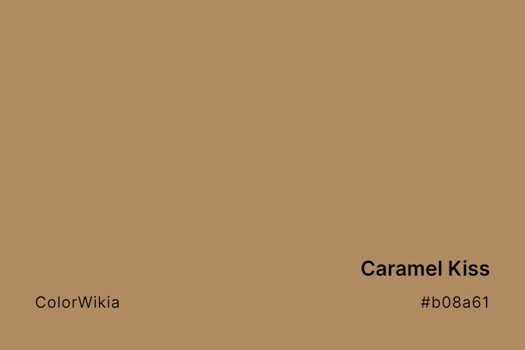 caramel kiss color b08a61