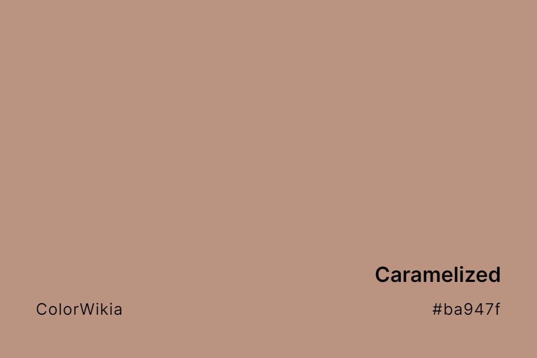 caramelized color ba947f