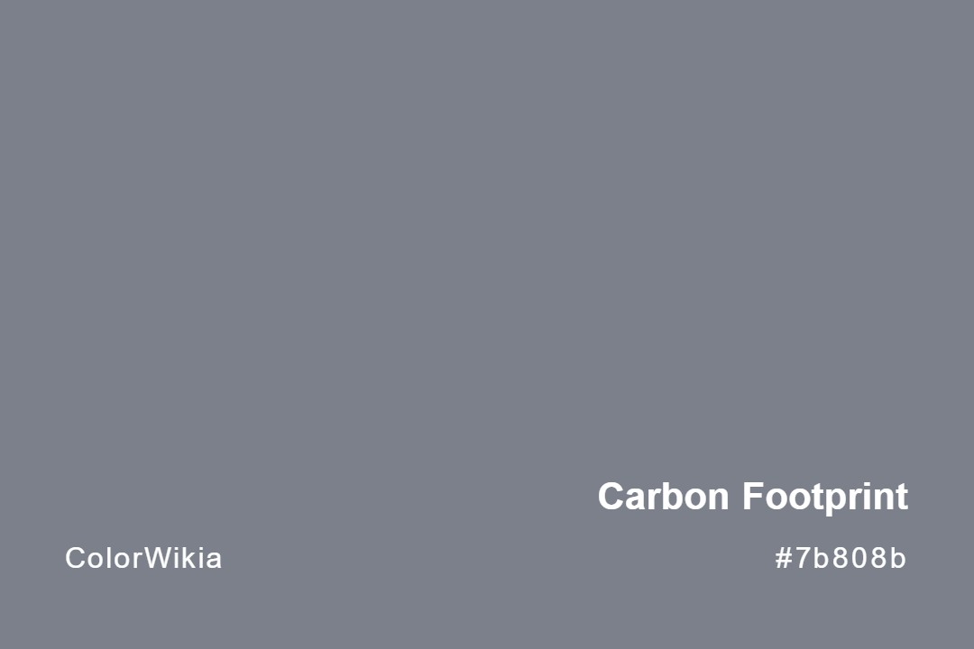 carbon footprint color 7b808b
