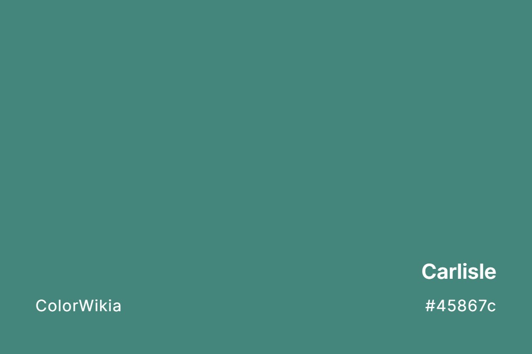 Carlisle Color – #45867c: Codes and Complete Breakdown