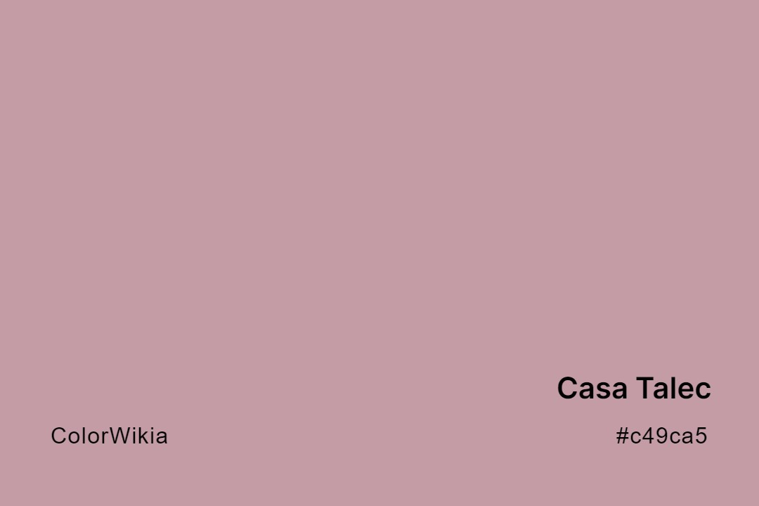 Casa Talec Color – #c49ca5: Codes and Complete Breakdown
