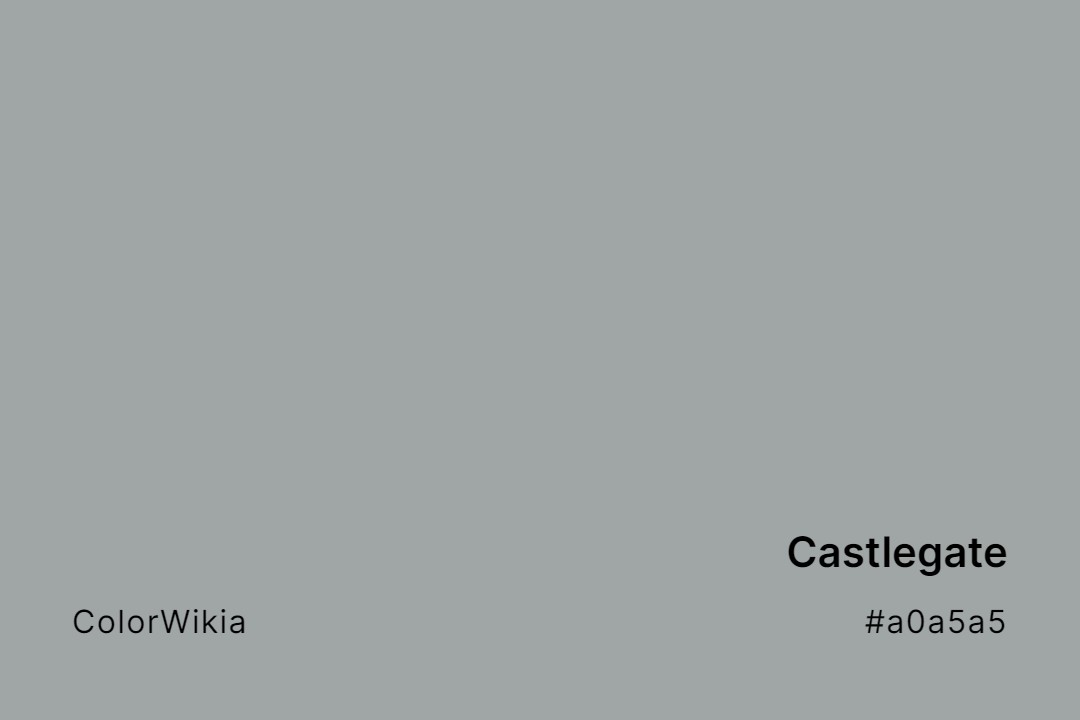 Castlegate Color – #a0a5a5: Codes and Complete Breakdown