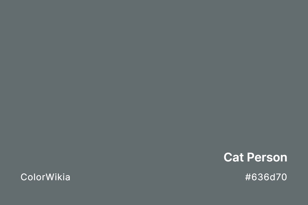 cat person color 636d70