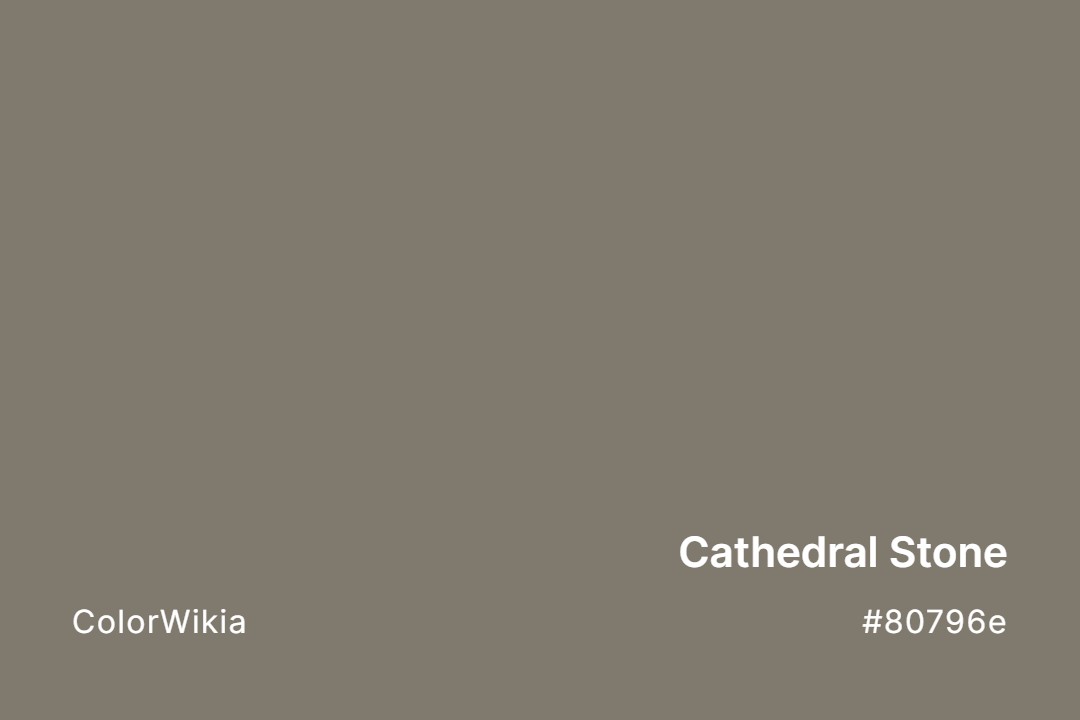 cathedral stone color 80796e