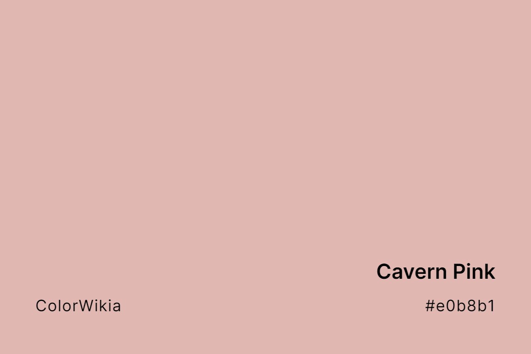 cavern pink color e0b8b1
