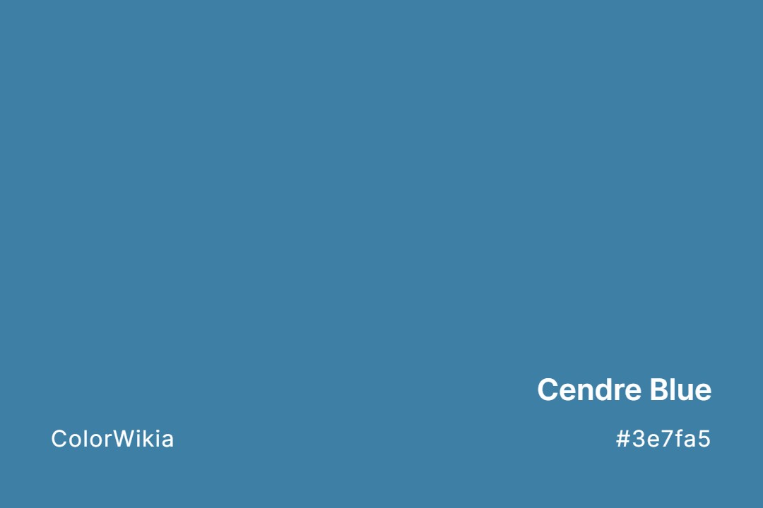 Cendre Blue Color – #3e7fa5: Codes and Complete Breakdown
