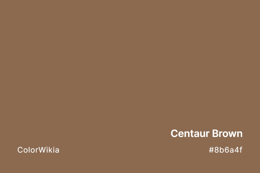Centaur Brown Color – #8b6a4f: Codes and Complete Breakdown