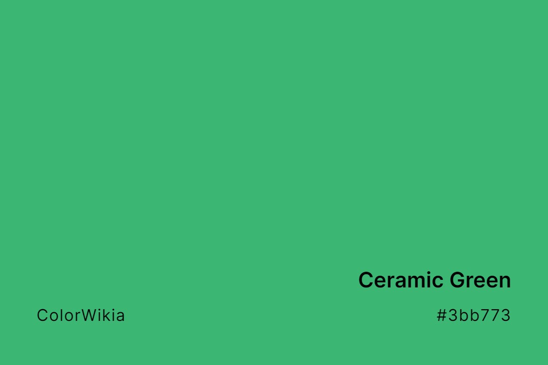 Ceramic Green Color – #3bb773: Codes and Complete Breakdown