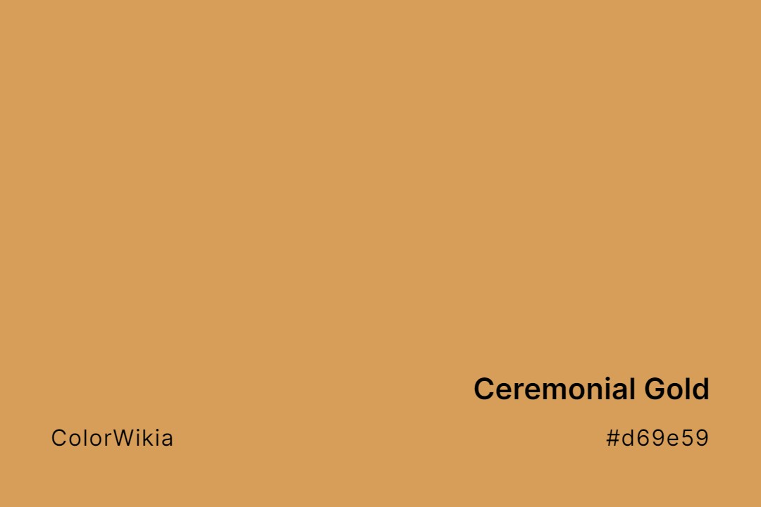 Ceremonial Gold Color – #d69e59: Codes and Complete Breakdown