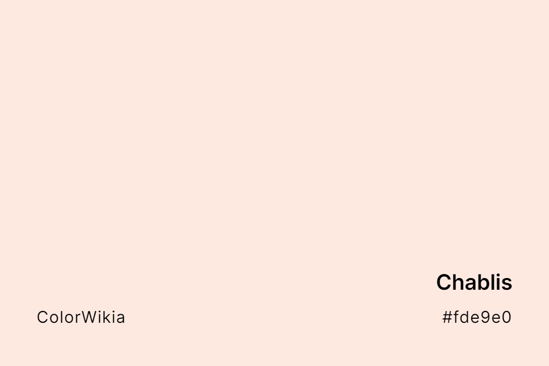 Chablis Color – #fde9e0: Codes and Complete Breakdown