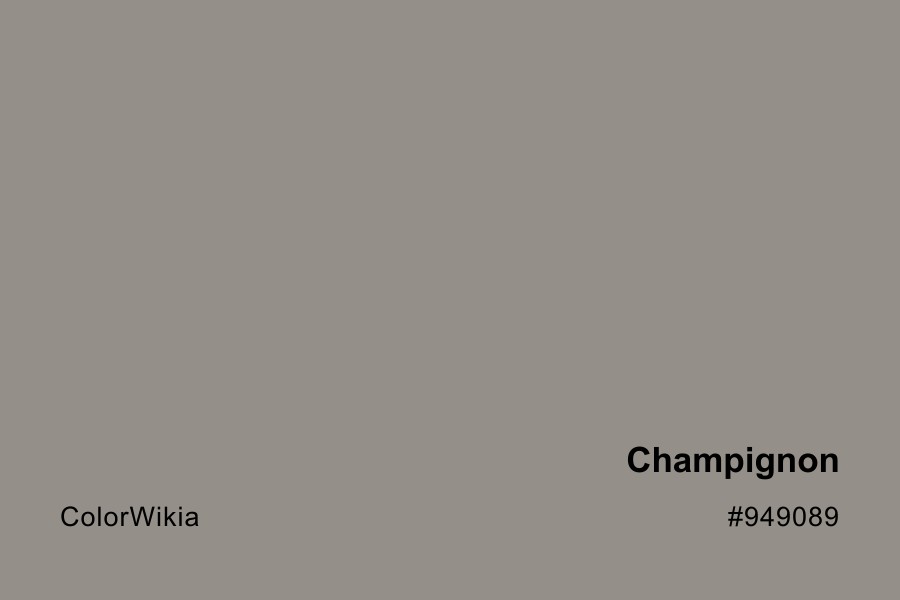 Champignon Color – #949089: Codes and Complete Breakdown