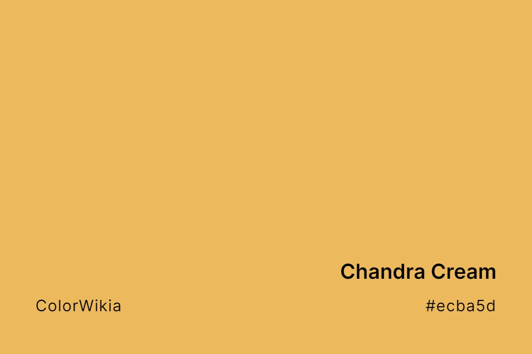 Chandra Cream Color – #ecba5d: Codes and Complete Breakdown