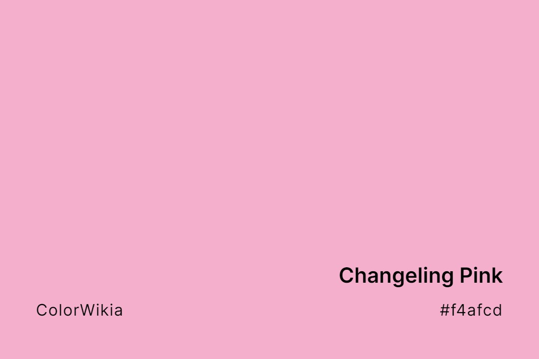 Changeling Pink Color – #f4afcd: Codes and Complete Breakdown