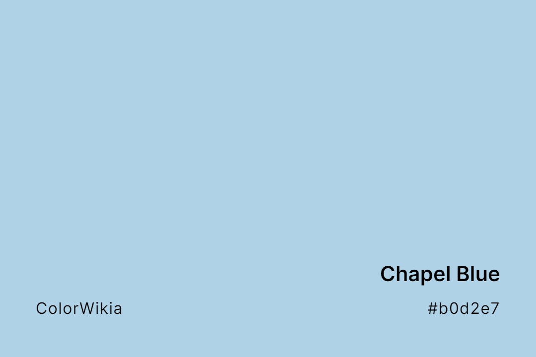 Chapel Blue Color – #b0d2e7: Codes and Complete Breakdown