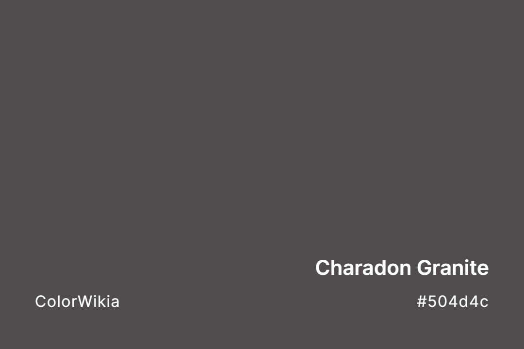 Charadon Granite Color – #504d4c: Codes and Complete Breakdown