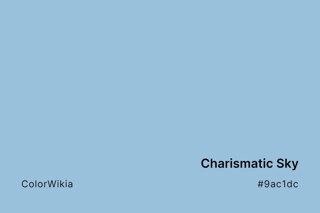 Charismatic Sky Color – #9ac1dc: Codes and Complete Breakdown