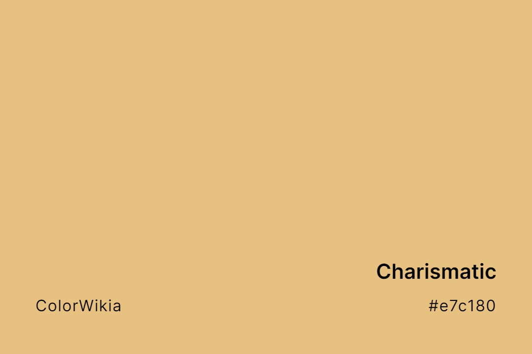 Charismatic Color – #e7c180: Codes and Complete Breakdown