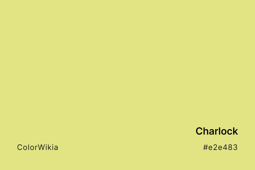 Charlock Color – #e2e483: Codes and Complete Breakdown
