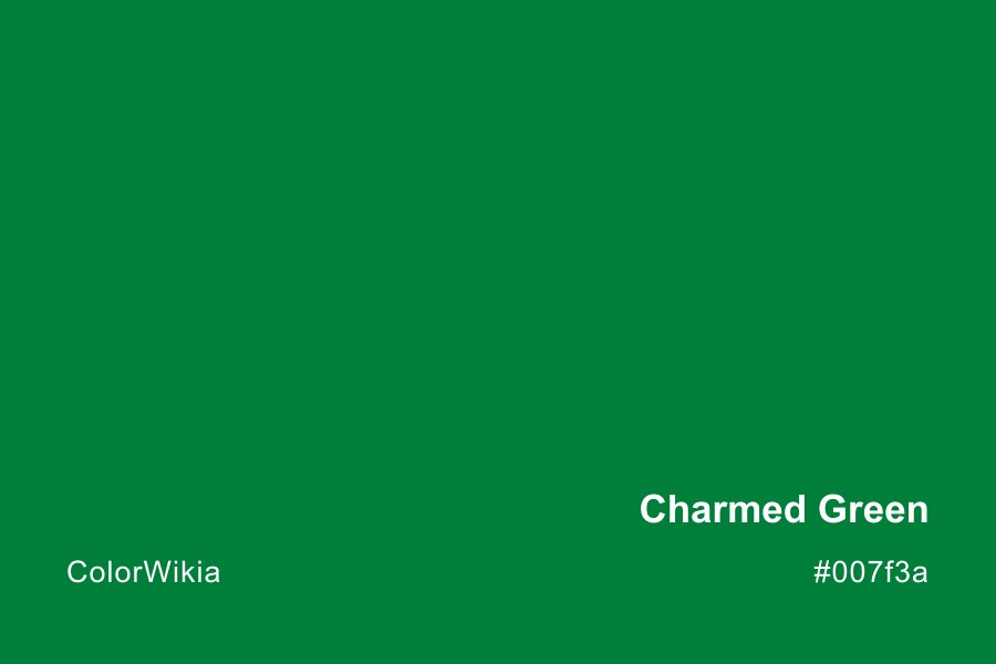 Charmed Green Color – #007f3a: Codes and Complete Breakdown