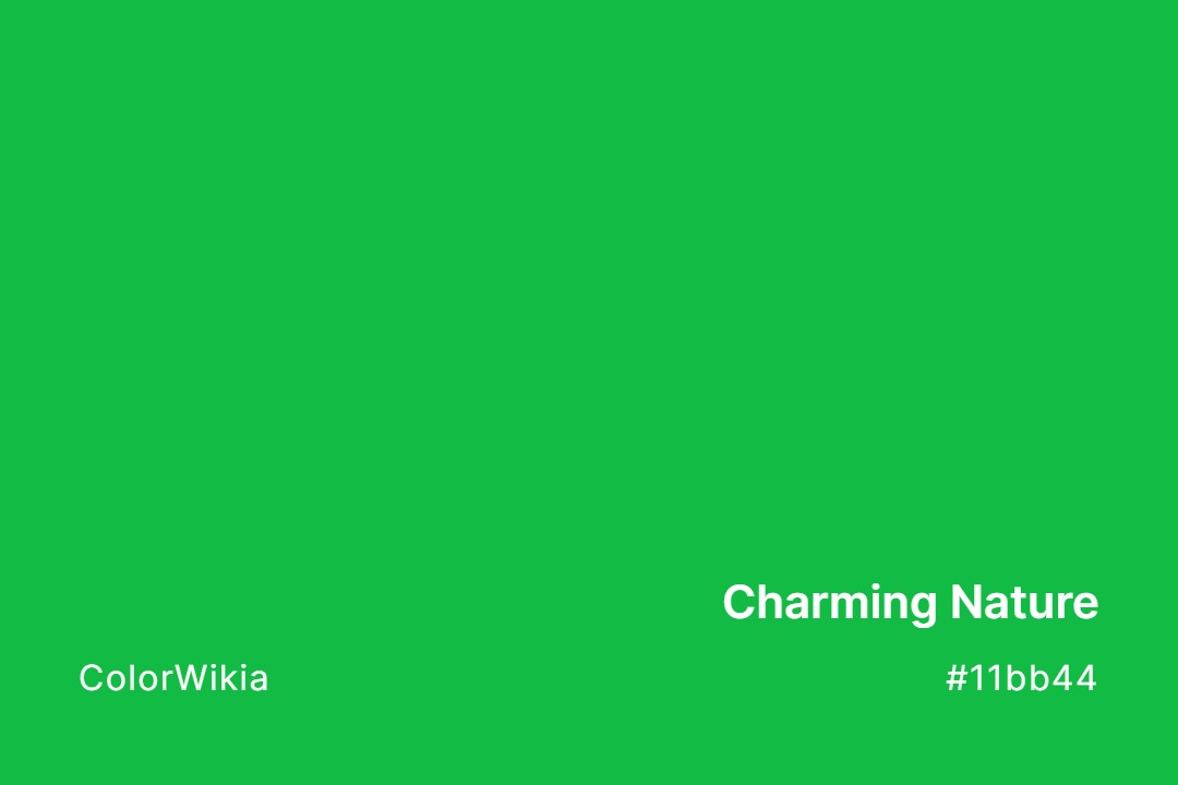 charming nature color 11bb44